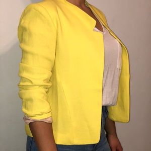 Yellow Necessary Clothing Blazer